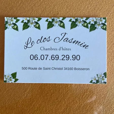 Panzió Le Clos Jasmin Boisseron